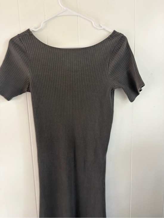 NSF Dresses & Skirts - NSF ribbed gray dress small